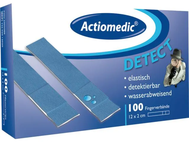 Vingerverbanden Detecteerbaar Waterafstotend Lxb 120x20mm Blauw