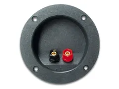 Luidsprekeraansluiting - Rond - Verguld