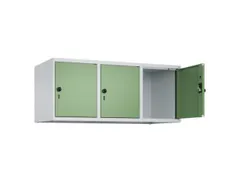 opzetkast,v. locker,3vak.,vak B 400mm,HxBxD 500x1200x500mm