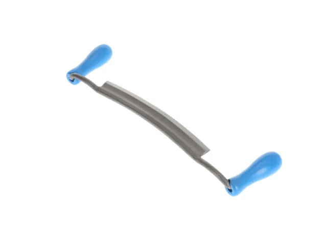 OX 370-2500 Trek-/wagenmes,gebogen,250mm