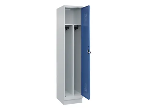 locker voor scheiding van kleding,HxBxD 1950x400x500mm,1vak