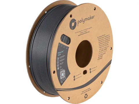ASA 1,75mm donkergrijs 1kg PolyLite 3D Filament