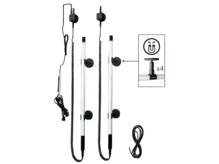 werkplaatslamp,v. 2-koloms hefplatforms,behuizing acryl (PMMA) - 1
