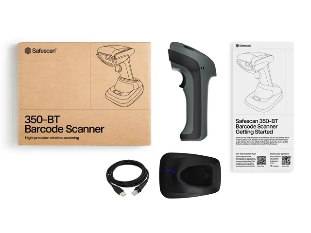 Barcodescanner Safescan 350-BT draadloos