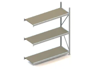 Breedvakstelling Aanbouwveld Hxbxd 2200x1851x650mm 3 Houten Legborden - 1