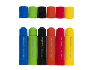 Verfstift Bruynzeel Kids assorti basis 6 stuks - 3