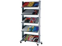 Mobiele Brochurestandaard H 165x B 82,5x D 38,2 Cm