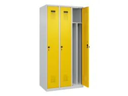 locker voor scheiding van kleding,HxBxD 1850x900x500mm,3vak
