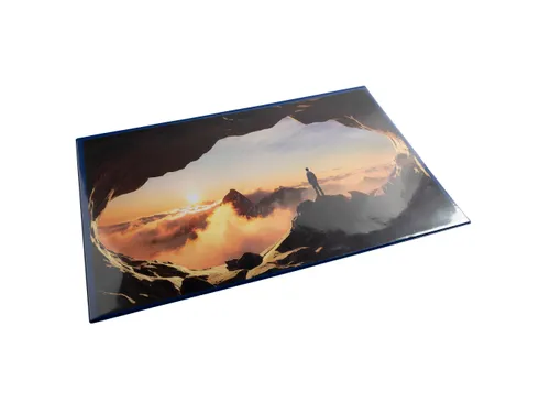Onderlegger PVC 375x 575 KreaCover blauw