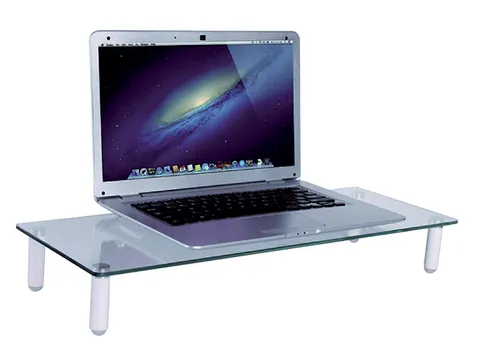 Monitor/laptop standaard SMonitor10 Transparant 8x56x21cm