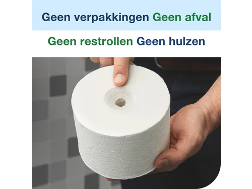 Tork OptiServe 558041 Hulsloos 2-rol Toiletpapier Dispenser T7 Wit