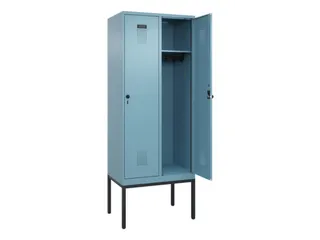 locker,HxBxD 2120x800x500mm,2vak,vak B 400mm,draaigrendel - 1