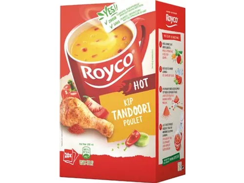 Minute Soup Tandoori Kip Hot Doos 20 Stuks