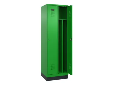 locker voor scheiding van kleding,HxBxD 1950x600x500mm,2vak