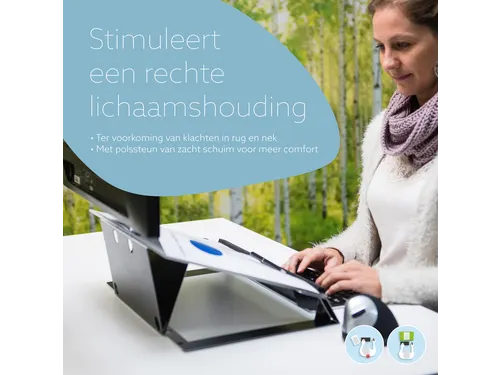 R-Go Tools Read2Write Documenthouder R-Go ergonomisch Mat acryl