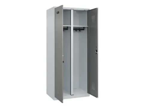 locker voor scheiding van kleding,HxBxD 1850x800x500mm,2vak