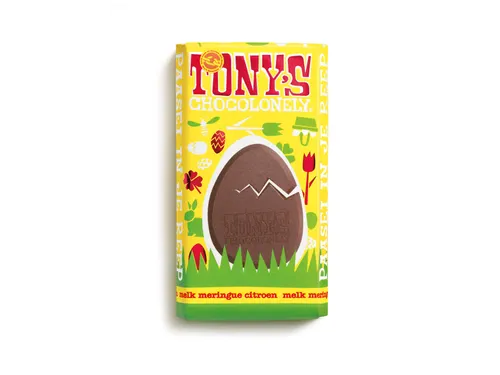 Chocolade Tony's paasreep melk citroen meringue