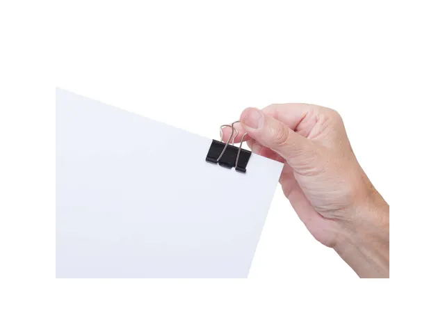 Papierklem MAUL 213 Foldback 32mm capaciteit 13mm zwart