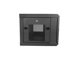 2-post 6U wandmonteerbare netwerkkast 19 inch scharnierende patchkast - 2