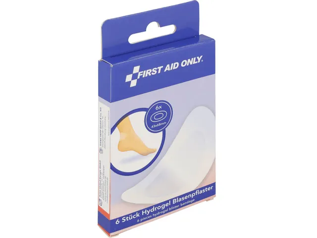 Pansements pour ampoules First Aid Only, boîte de 6 pièces