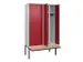 locker voor scheiding van kleding,HxBxD 2120x1200x815mm,4vak