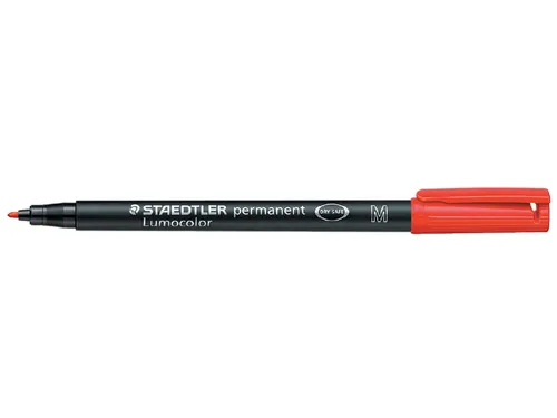 Viltstift Staedtler OHP Lumocolor 317 Medium 1.0mm Rood