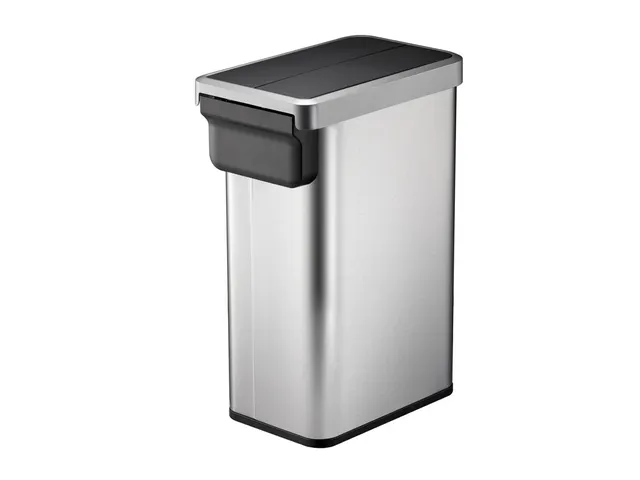 Ecofly II Pedaalemmer 45 Liter Mat RVS Zwart