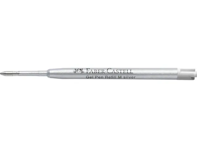 Gel roller G2 Faber-Castell vulling metallic zilver