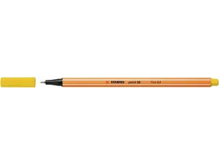 Fineliner STABILO point 88/24 fijn citroengeel - 1