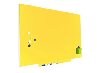 Whiteboard Rocada Skincolour 75x115cm geel gelakt - 1