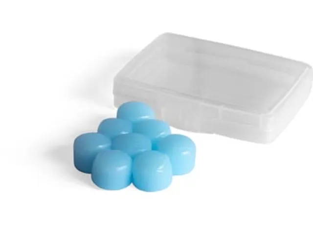 Stopz bouchons d'oreilles Silicone Aqua, imperméable, bleu, blister d
