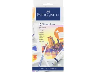 Waterverf Faber-Castell 12 stuks assorti kleuren - 4
