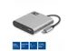 USB-C Multiport Adapter Voor 1 HDMI Monitor Grijs