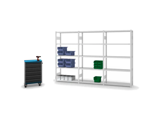 rayonnage modulaire,rayonnage départ,HxlxP 2000x1060x335mm