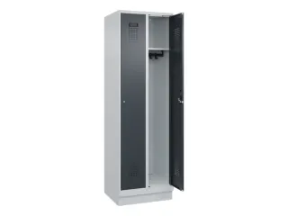 locker,HxBxD 1950x600x500mm,2vak,vak B 300mm,cil.-slot,sokkel - 2