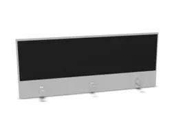 opzetpaneel bureau aanbouw achter MP-lichtgrijs BN8033-zwart 1400mm