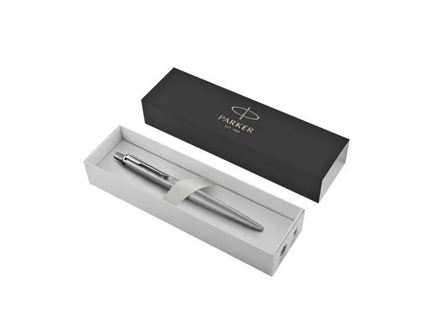 Balpen Parker Jotter XL Monochrome stainless steel medium Giftbox