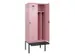 locker met bank,voor scheiding van kleding,HxBxD 2120x800x815mm,2vak