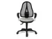 Siège De Bureau Pivotant Assise Gris Clair Dossier Mailles Noir
