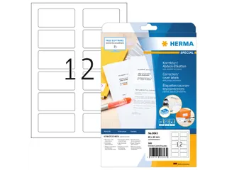 HERMA 9643 QR-code etiketten A4 80x40mm Wit 300 stuks - 1