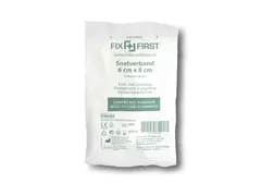 Snelverband FixFirst gerold 6x8cm 10 stuks