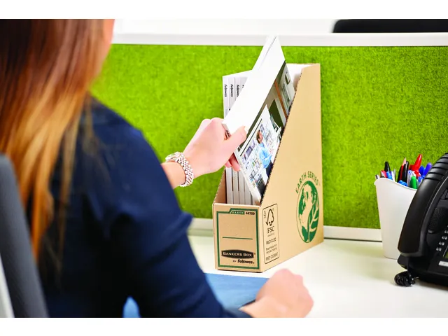 Porte-revues Bankers Box Earth A4 80mm