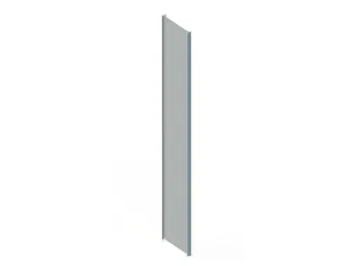 zijwand,v. inhaakstelling,HxD 3000x500mm,verzinkt,massief plaatstaal - 2
