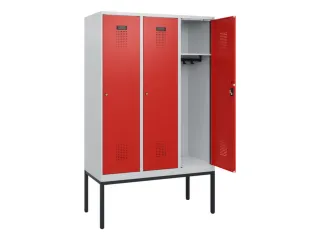 schoollocker,HxBxD 1950x1200x500mm,3vak,vak B 400mm,cil.-slot - 1