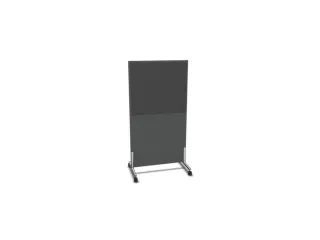 scheidingswand,HxB 1545x800mm,MS-donkergrijs,BN8010-antraciet - 2