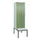 PBM-locker met bank,HxBxD 2120x600x815mm,2vak,vak B 300mm,draaigrendel