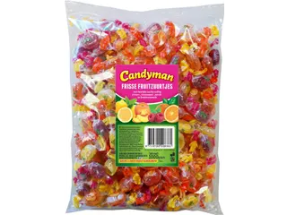 Zuurtjes Candyman frisse fruit zak 1 kilogram - 2