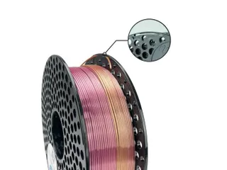 Azurefilm PLA Silk 3D filament 1,75mm Rainbow Tropicana 1kg - 2