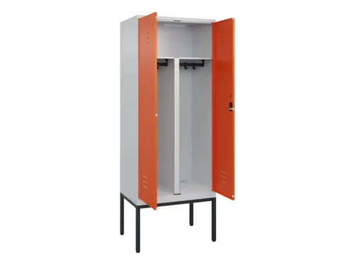 PBM-locker,HxBxD 2120x800x500mm,2vak,vak B 400mm,cil.-slot