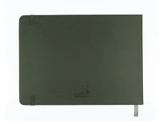 Schetsboek Kangaro A5 landscape forest green PU HC 80 vel 140gr roomwi - 6